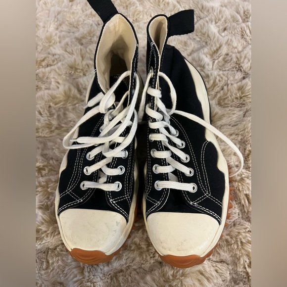 Converse run star motion size 8 1/2 black white and brown - Picture 2 of 4